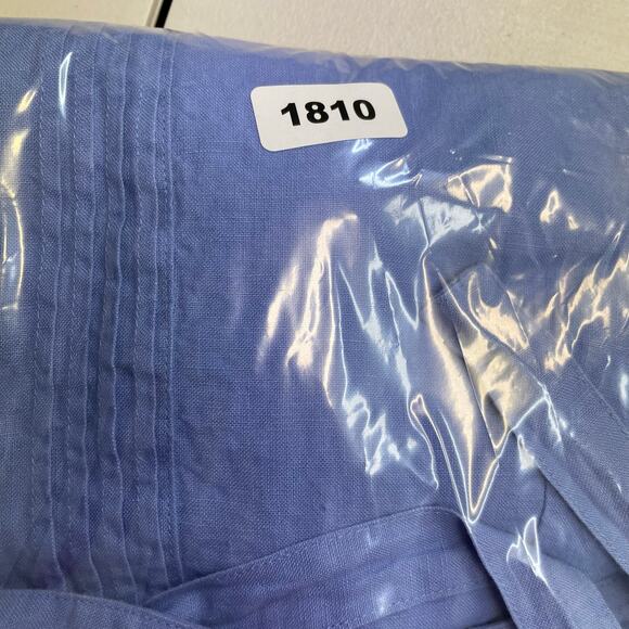 L.L. Bean blue button down dress 100% Linen Size 20 Petite - Picture 14 of 14